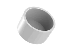 2.50" PVC conduit end cap, part 2046-025