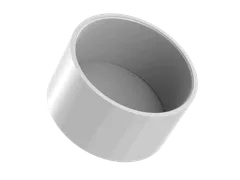 5.00" PVC conduit end cap, part 2046-050