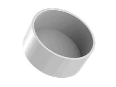 6.00" PVC conduit end cap, part 2046-060