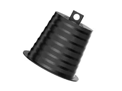 3.00" polyethylene poly pull plug — temporary conduit plug, part 2250-030