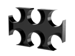 1.25" snap-in conduit clip spacer, part A6W-12