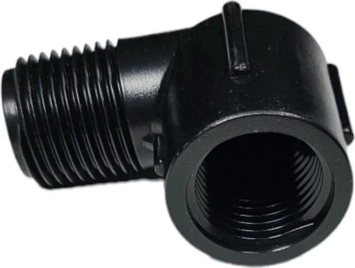 Marlex HDPE street ell irrigation fitting, male by female 90 degree